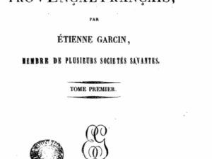 Dictionnaire Provençal-Français
