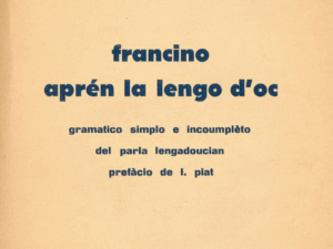 Francino aprén la lengo d'oc