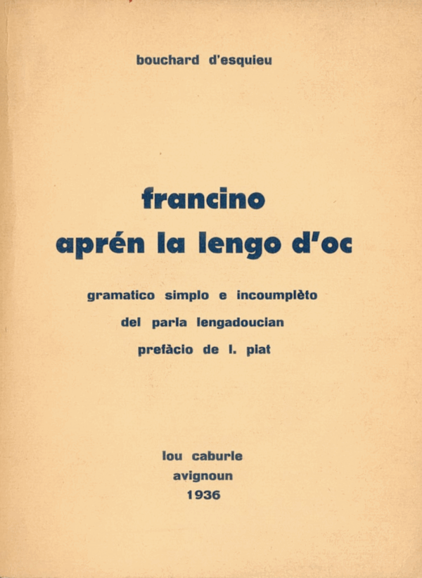 Francino aprén la lengo d'oc