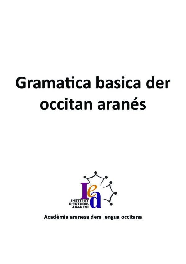 Gramatica basica der occitan aranés