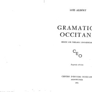 Gramatica occitana segon los parlars lengadocians