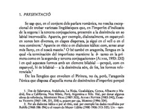 Morfologia verbal aranesa