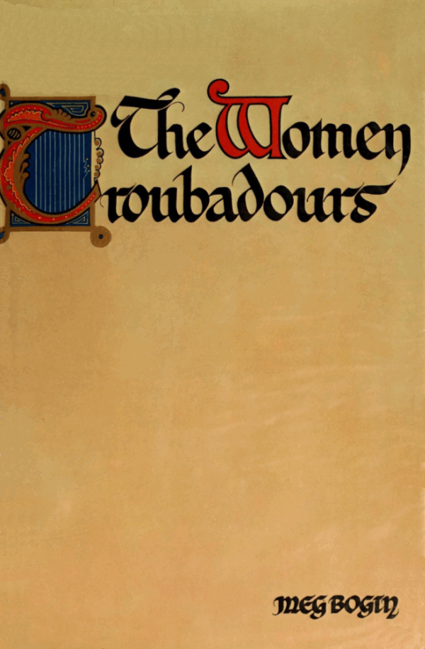 The Women Troubadours