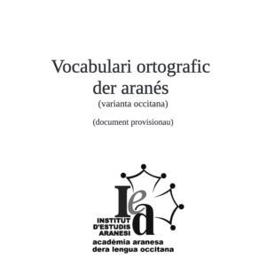 Vocabulari ortografic der aranés